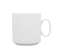 Mug in porcellana bianca TRENTO 6 pezzi CL 30 in porcellana bianca in lavabile in lavastoviglie bianco