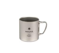 Mug in titan a doppia parete Snow Peak 450 Argenté 450 ml