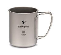 Mug in titan a parete semplice Snow Peak 220 Argenté 220 ml