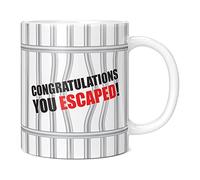 Mug Monster Lasciando il regalo per il collega, Congratulations You Escaped Tazza divertente, regalo di pensione per uomini o donne, nuovo regalo di lavoro, regali di addio per colleghi, tazza