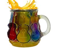 Mug Musical - Tazza da viaggio, caffè, chitarre, tazza per chitarristi, insegnanti, collezionisti, uso quotidiano, casa, viaggi, regali di compleanno, pensionamento