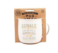 MUG NOMADE - Tazza da tè e caffè personalizzata Nathalie - regalo per uomo e donna