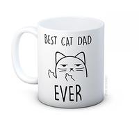 mug-tastic Best Cat Dad Ever - caffè di Ceramica di Alta qualità Tazza