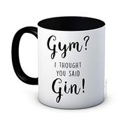 mug-tastic Gym? I Thought You Said Gin! - Caffè di ceramica di alta qualità tazza