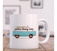 Mug Tazza Ceramica Bianca BLUE VAN