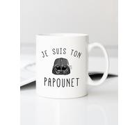 Mug Tazza Ceramica Bianca - IO SONO IL TUO PAPOUNET