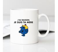 Mug Tazza Ceramica Bianca J AI RAISON JE SUIS TA MERE.