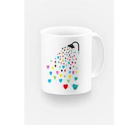 Mug Tazza Ceramica Bianca Love Shower