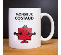 Mug Tazza In Ceramica Bianca Monsieur Costaud
