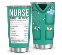 Mug Termica 590ml Travel Tumbler Portatile Tazza Da Viaggio Per Natale Anniversario Mamma Bicchiere Da Infermiere - Valori Nutrizionali Dell'Infermiere