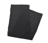 Mugast Copertura Protettiva Custodia per Altoparlanti 170cm x 50cm Altoparlante Hi-Fi Tessuto Acustico, Altoparlante Antipolvere Griglia di Pulizia Panno Protettivo per Altoparlante/Palco(Nero)