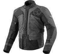 MUGENRACE Autumn impermeabile Moto Tessile Jacke, nero-grigio, taglia XS per maschi