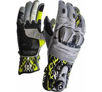 MUGENRACE Cowy Kangaroo Motor Guanti da ciclismo, grigio-giallo, taglia L per maschi