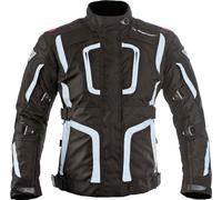 MUGENRACE Diane impermeabile Giacca tessile moto da donna, nero, taglia M per donne