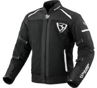 MUGENRACE Fuggire-A Giacca tessile da moto, Bianco/nero, Taglia S