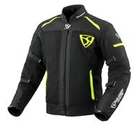 MUGENRACE Fuggire-A Giacca tessile da moto, nero/giallo, Taglia 3XL