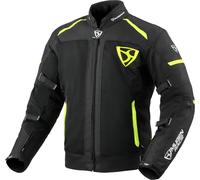 MUGENRACE Fuggire-A Giacca tessile da moto, nero/giallo, Taglia S