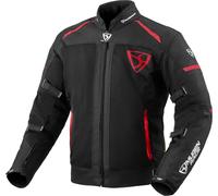 MUGENRACE Fuggire-A Giacca tessile da moto, nero/rosso, Taglia 3XL