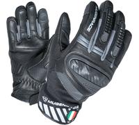 MUGENRACE Hai-Ko Guanti da moto, nero/grigio, Taglia M