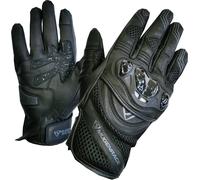 MUGENRACE Multi Guanti Moto traforati, nero, Taglia L