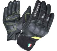 MUGENRACE Neo Short Guanti da moto, nero-giallo, taglia S per maschi
