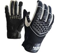 MUGENRACE X-Air Guanti da moto, Bianco/nero, Taglia 2XL
