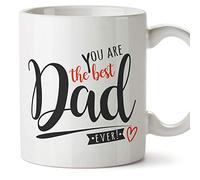 MUGFFINS Dad Mug -"Best Father in The World" - Father's Day Gift/Present for Daddy - Tea/Coffee Ceramic Cup 11oz