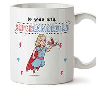 Mugffins Tazza Cameriera (Supereroi) - Idee Regali Originali Ospitalità