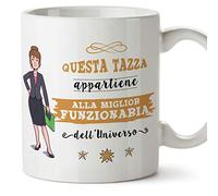 Mugffins Tazza Funzionaria (Migliore dell' Universo) - Idee Regali Originali Settore Pubblico