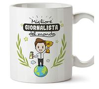 Mugffins Tazza Giornalista (Migliore del Mondo) - Idee Regali Originali Giornalistico