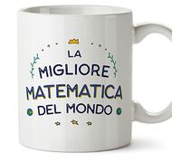 Mugffins Tazza in ceramica per MATEMATICA donna 11 oz / 350 ml - In italiano - Miglior del Mondo - Idea regalo per compleanno, anniversario, natale, laurea
