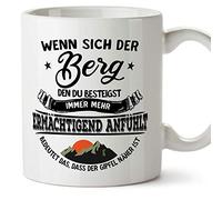 Mugffins Tazza Motivazionale (in Tedesco) - Wenn Sich der Berg, den du besteigst...