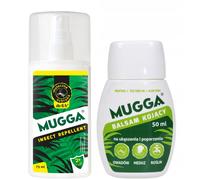 Mugga Spray repellente insetti 9,5% 75 ml + Lozione lenitiva 50 ml