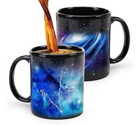 MUGKISS Tazza di caffè magica, Regali di compleanno dei pesci, Zodiac Astrologia Constellation Cup 11oz, regali unici di febbraio marzo per il suo ragazzo.