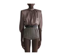 Mugler, ,Blouses & Shirts ,Donna ,Beige ,M Cascade Tunic