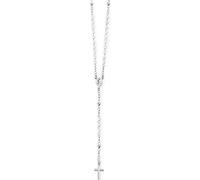 Mugler Collana Amen Unisex CROBB4_0, Taglia unica, Argento, Diamante,Perle