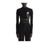 Mugler, ,Tops ,Donna ,Nero ,S TOP