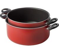 CASSERUOLE A DUE MANICI 'CUCINA SANO' SET 2 PEZZI Ø cm. 18 / 22