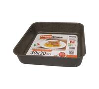 Mugnano MMU820H10 Teglia Quadra Alta, 30 X 30, H6.5 Happystone