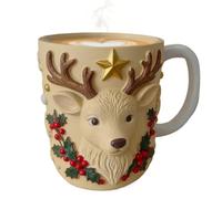 Mugs À Café De Noël - Vaisselle Des Boisson En Résine Pour Fêtes | Mignons Verres Boire Et Mug Denoël, Pours Boissons Chaudes Froides Thé Lait Jus Latte Fête Déco Maison Bureau, Design ÉDition Limitée