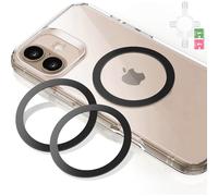 Mugust 3 adesivi ad anello in metallo, per MagSafe Ring Magnet, compatibili con MagSafe Wireless Charger/Supporto per auto per iPhone/Samsung/Android Phone Cases Anelli in metallo (senza magnete