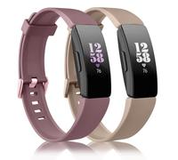Mugust Confezione da 2 cinturini compatibili con cinturini Fitbit Inspire/Inspire HR/Inspire 2, cinturino sportivo di ricambio in morbido silicone per Fitbit Inspire/Inspire HR/Inspire 2/Ace 2, Small,