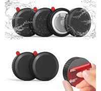 Mugust Custodia per Airtag, IPX8, impermeabile, supporto per Airtag con super adesivo, antigraffio, supporto per airtag per bicicletta, telecomando TV, drone, portafoglio, bagaglio (6 pezzi)