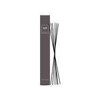 MUHA'| Bastoncini per Diffusori in Fibra, Stick Neri di Ricambio per Profumatori Ambienti da 100ml, Set da 6 pezzi, Lunghezza 27 cm