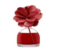 MUHA' | Profumatore per ambienti Flower Diffuser, Fragranza Arancio e Cannella, Diffusore Ambiente con Fiore in Legno di Betulla, Formato da 200 ml