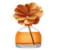 MUHA' | Profumatore per ambienti Flower Diffuser, Fragranza Cedro e Bergamotto, Diffusore Ambiente con Fiore in Legno di Betulla, Formato da 200 ml