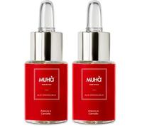 MUHA' | Olio Essenziale, Idrosolubile per Lampada ad Ultrasuoni, Fragranza Arancio e Cannella, Formato da 15 ml (Confezione da 2)