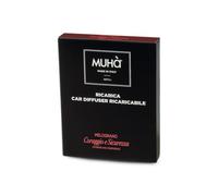 MUHA' | Profumatore Auto Ricarica, Fragranza Melograno, Rilascio Graduale di Profumo