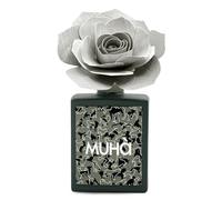 MUHA' | Profumatore per ambienti Art Diffuser, Fragranza Acqua e Sale, Diffusore Ambiente con Rosa in Legno di Betulla, Formato da 200 ml