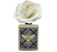 MUHA' Profumatore Diffusore Art Rosa con Ricamo 200ml Fiori di Cotone